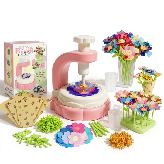 Boeketje – Bloemen Knutsel Speelset om je Eigen Boeket te Maken studio productfoto - Milo & Moon