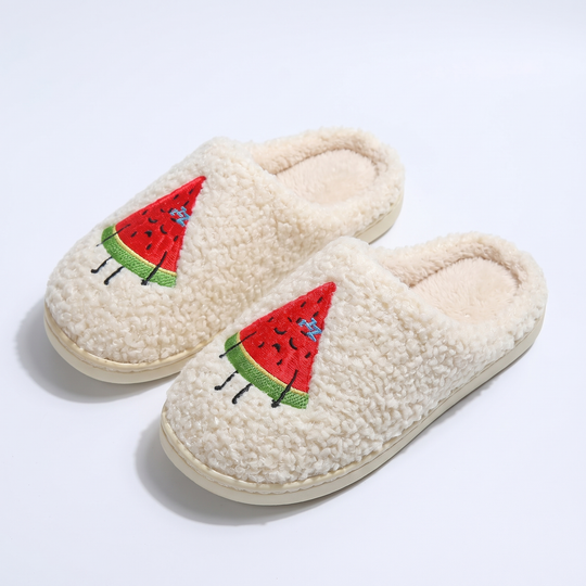 MelonStep – Warme Watermeloen Pantoffels