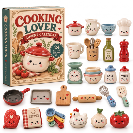 Calendrier de l'Avent de Noël 2026 pour les passionnés de cuisine (Mystery Box)