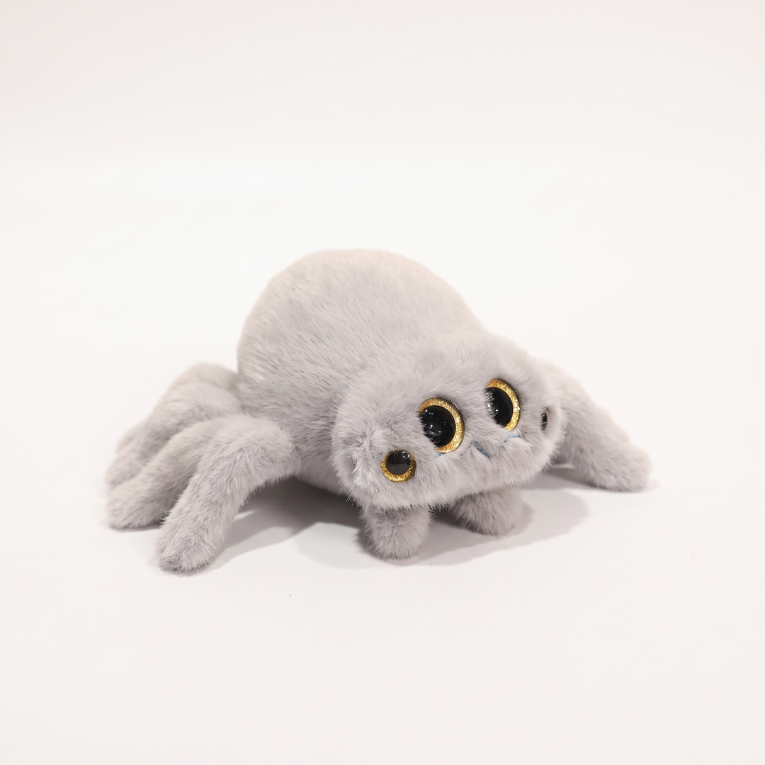 <font dir="auto" style="vertical-align: inherit;"><font dir="auto" style="vertical-align: inherit;">Peluche araignée noire de dessin animé, poupée araignée rampante, porte-clés de sac, poupée farce</font></font>