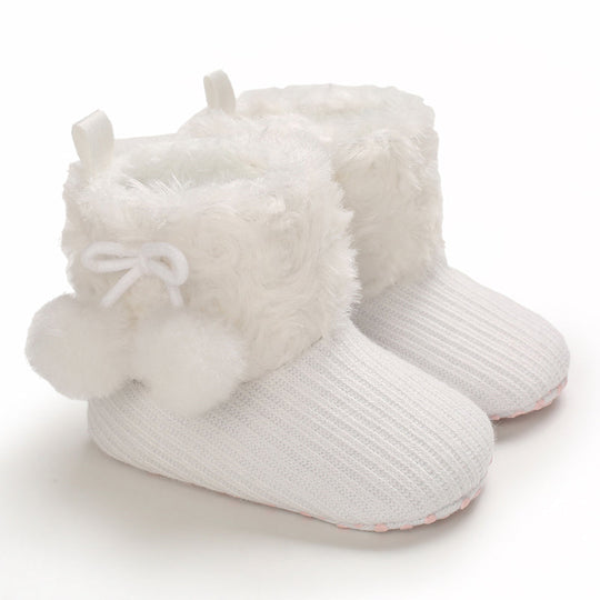 SnuggyPaws™ – Warme Baby Winterschoenen met Antislip Zool