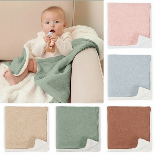 CozyBear – Warm & Ademend Baby Deken