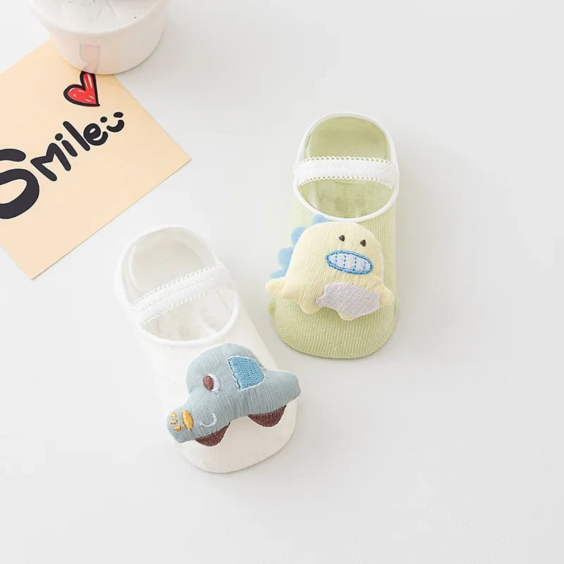 SureSteps™– Ademend Design met Dieren – Baby Antislip Sokken ( 1+ 1 GRATIS )