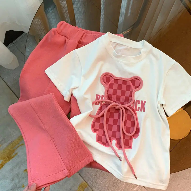 SunnyBloom – Schattige Zomerset met Cartoon Top