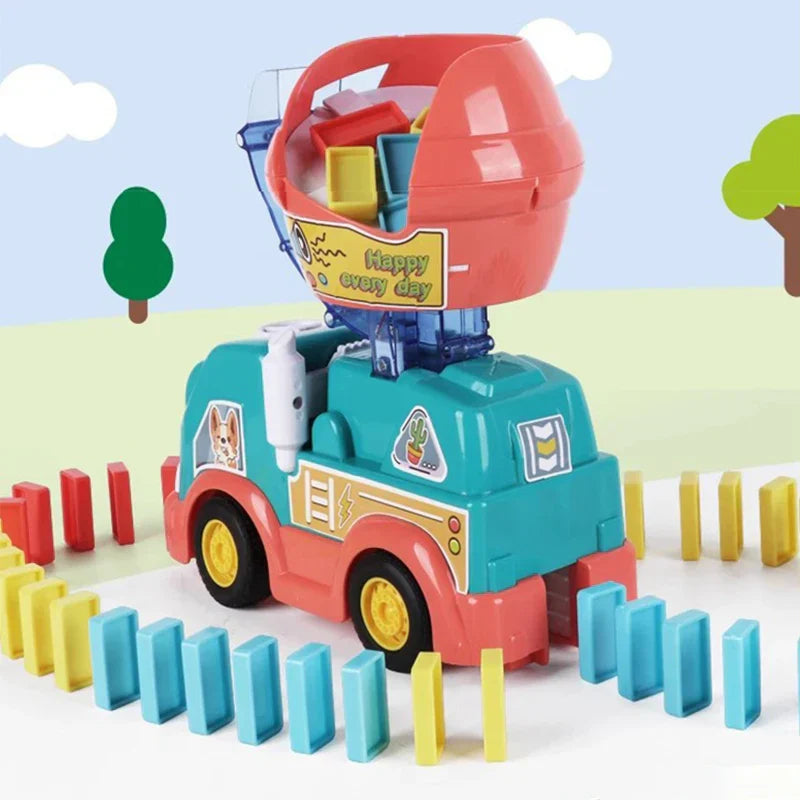 FunDomino™ – Domino Bouwset voor Kinderen – Creatief en Educatief Speelgoed