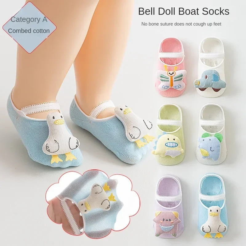 SureSteps™– Ademend Design met Dieren – Baby Antislip Sokken ( 1+ 1 GRATIS )