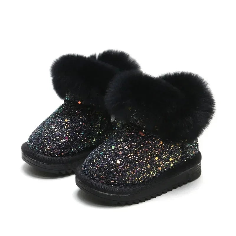 GlitteryGlow™ – Kinderlaarsjes met Voering Schoenen Kinderen