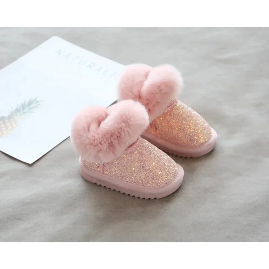 GlitteryGlow™ – Kinderlaarsjes met Voering Schoenen Kinderen