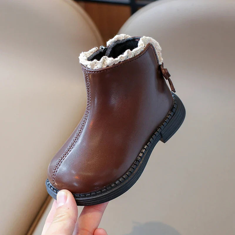 ClassicToes™ – Warme Klassieke Laarsjes met Ritssluiting – Stijlvolle Kinderboots