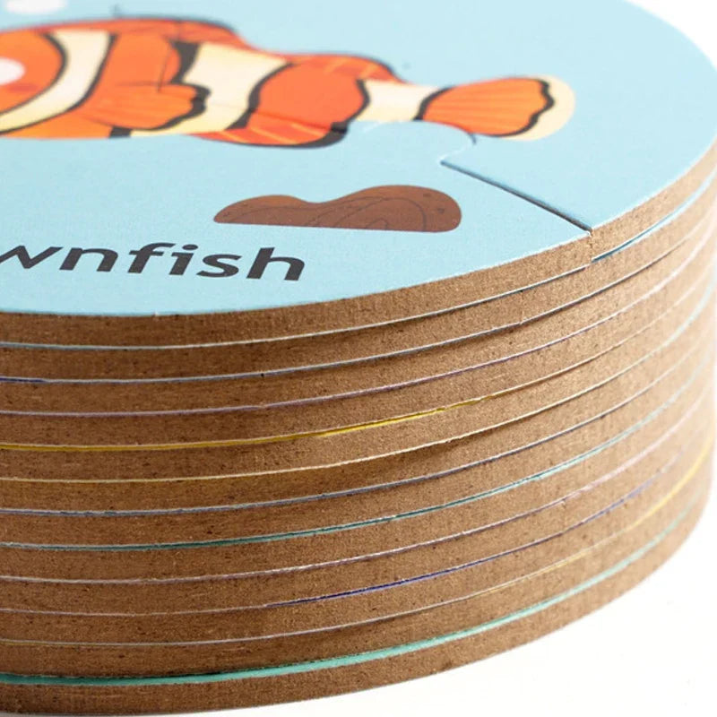 PuzzlePals™ – Educatieve Houten Dierenpuzzel voor Kinderen