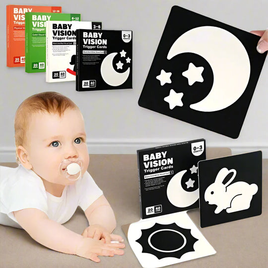 SmartCards – Baby Cognitie Kaartenboek met Dieren en Natuur