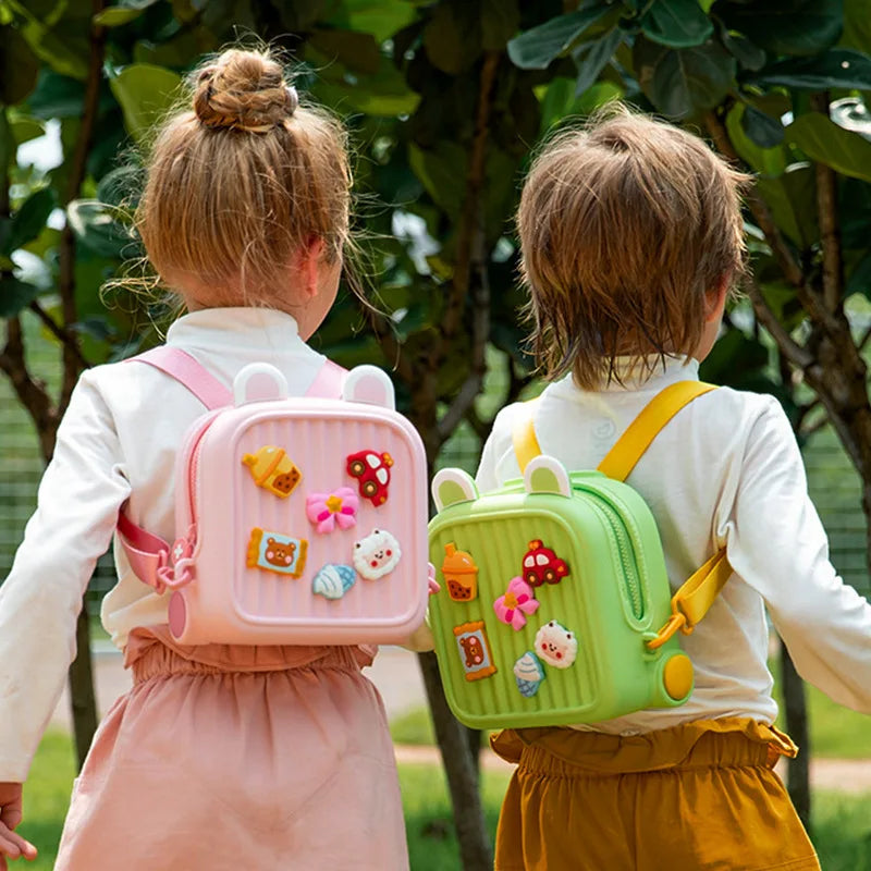 ColorTrail™ – Waterdichte Kinder Rugzak met Stickers, Lichtgewicht & Speels