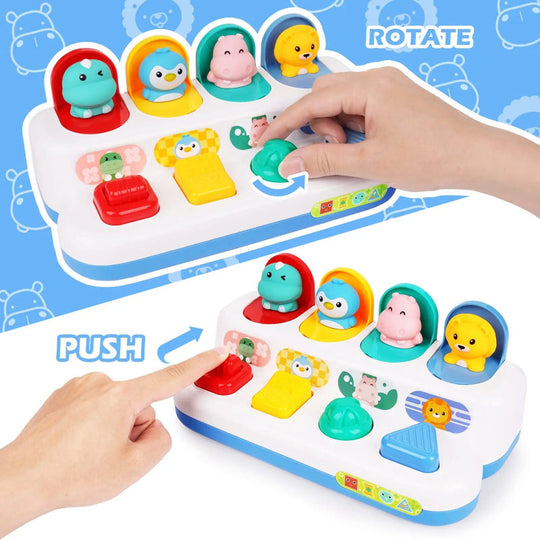 PopPret™ baby speelgoed knoppen - Milo & Moon