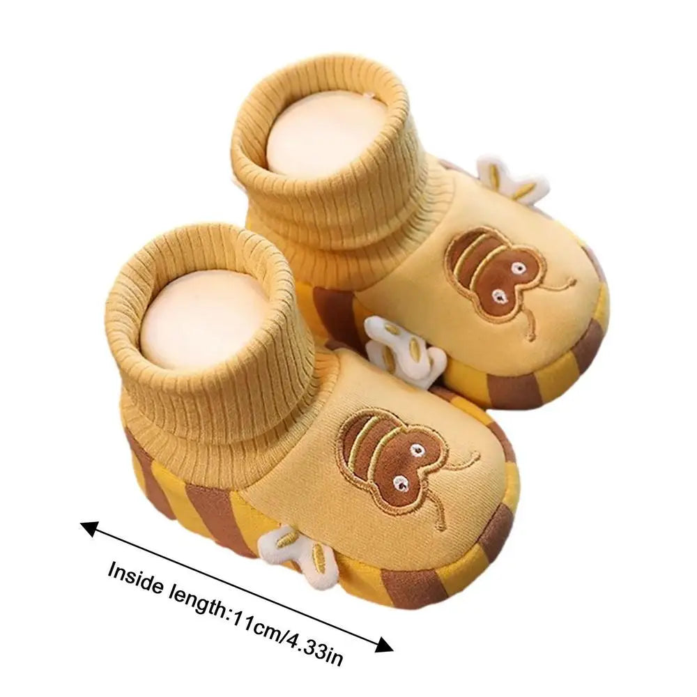 NestSteps™ – Warme Babyslofjes met Antislipzool Veilig Baby