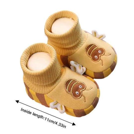 NestSteps™ – Warme Babyslofjes met Antislipzool Veilig Baby