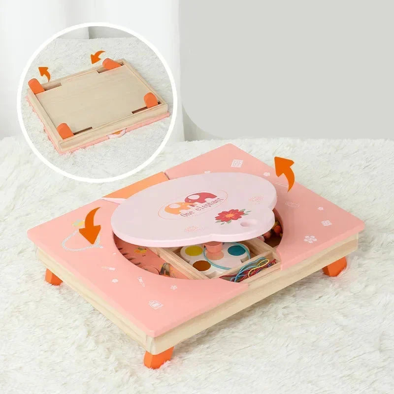 MiniBeautyStudio™ – Educatief & Rollenspel – Houten Make-up Speelset