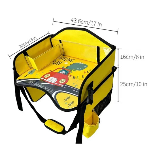 TravelMate™ – Draagbare Kinder Autostoel Tafel – Veilig & Comfortabel