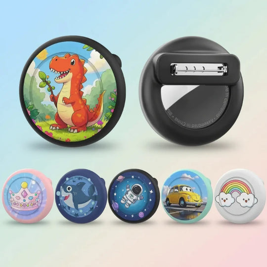 SafePin – AirTag + Hoesje met Broche