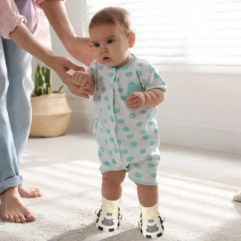NestSteps™ – Warme Babyslofjes met Antislipzool Veilig Baby