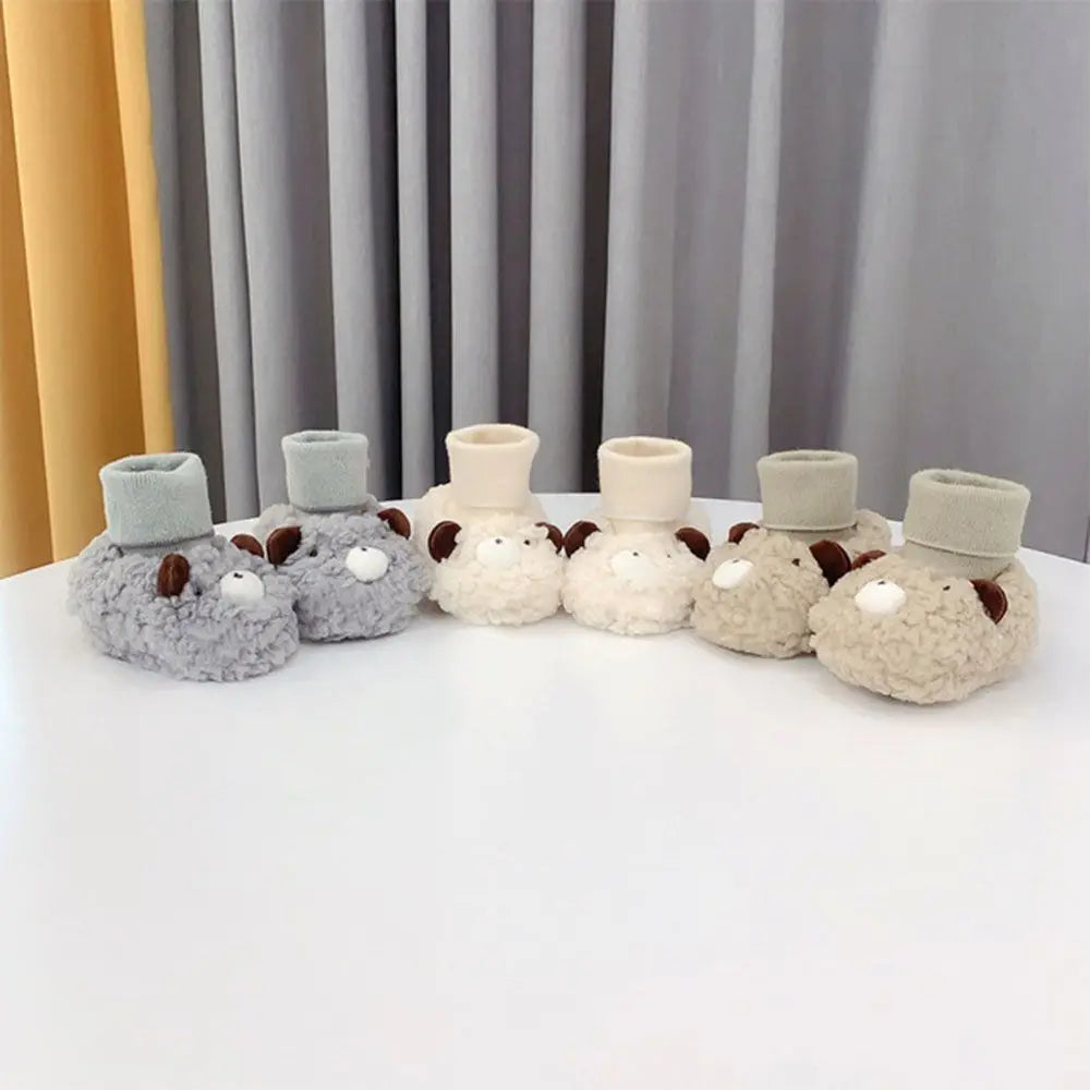 MiloSteps™ - Beertjes - Baby Slofjes