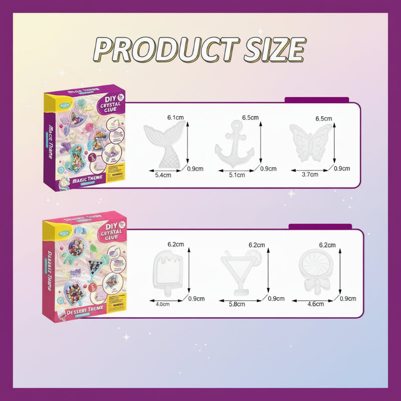 Fonkel afgewerkte DIY sleutelhanger - Milo & Moon