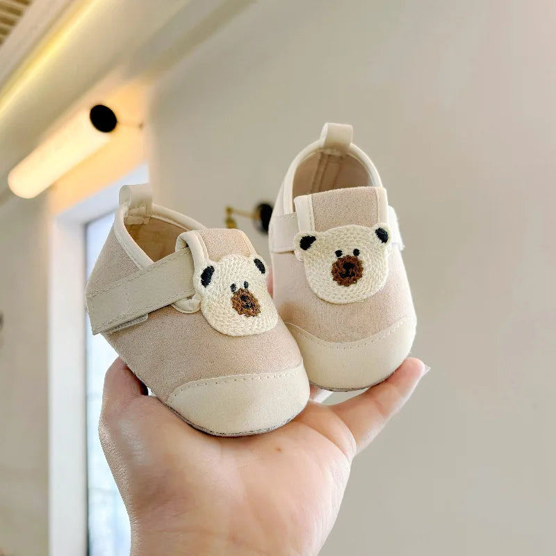 FloraBoots™ – Antislip Babyschoentjes met Klittenband – Eerste Stapjes Schoenen