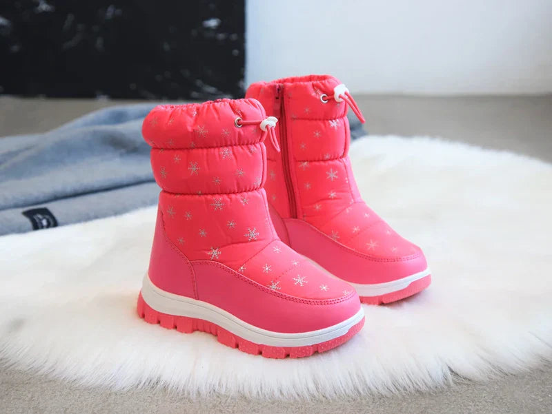 PolarStep™ – Waterdichte Warme Winterlaarzen – Meisjes Snowboots Met Grip