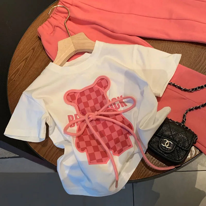 SunnyBloom – Schattige Zomerset met Cartoon Top