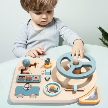 LittleDriver™ - Montessori - stuurwiel houten speelgoed