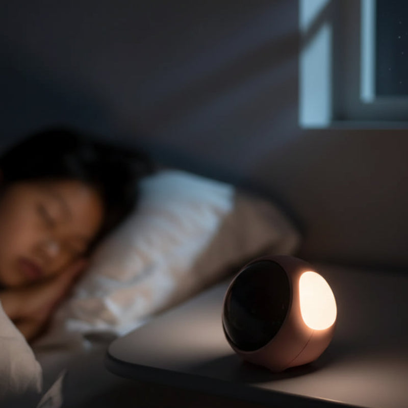 WakkerWup™ kinderwekker roze - Milo & Moon