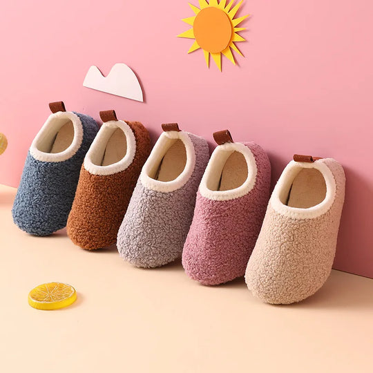 WoolyWalks™ – Antislip Pantoffels Wollen Voering Kinder