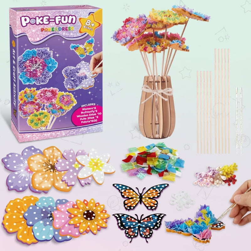 BloemPrik™ bloemen knutselset - Milo & Moon