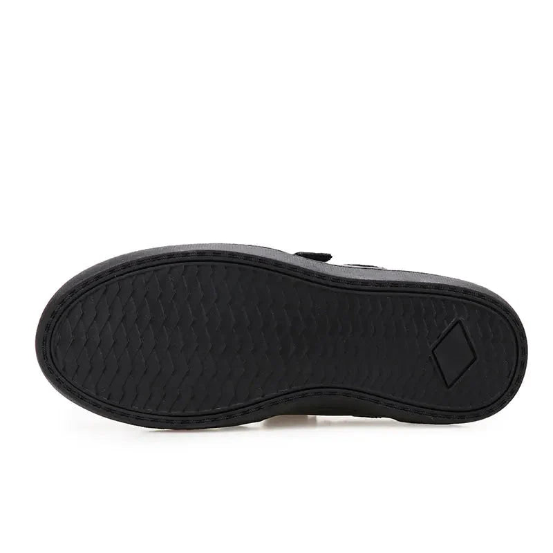 CleanStep – Leren Kinder Sneakers met Klittenband