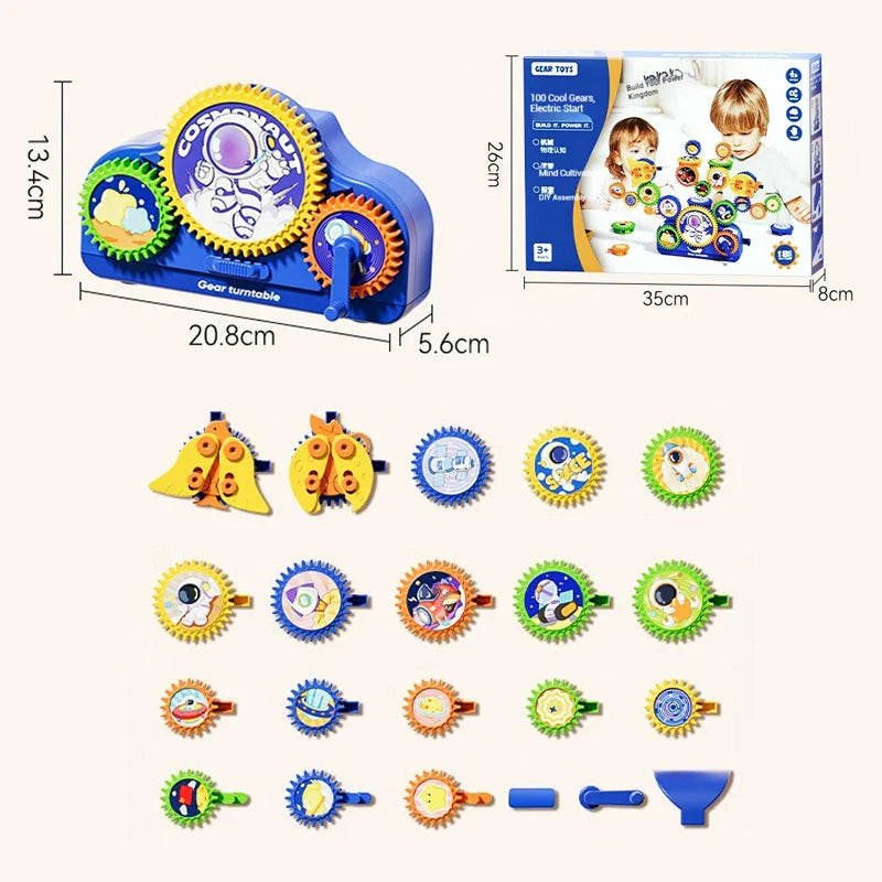 GearMaster – 3D Elektrische Tandwielen Speelset