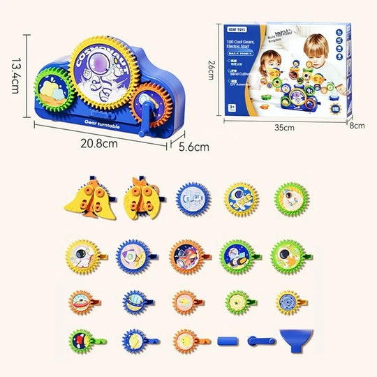 GearMaster – 3D Elektrische Tandwielen Speelset