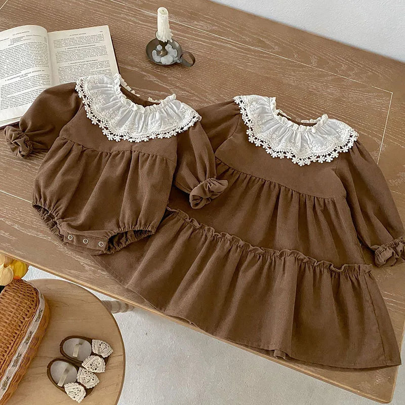VintageLace – Set met Kanten Kraag