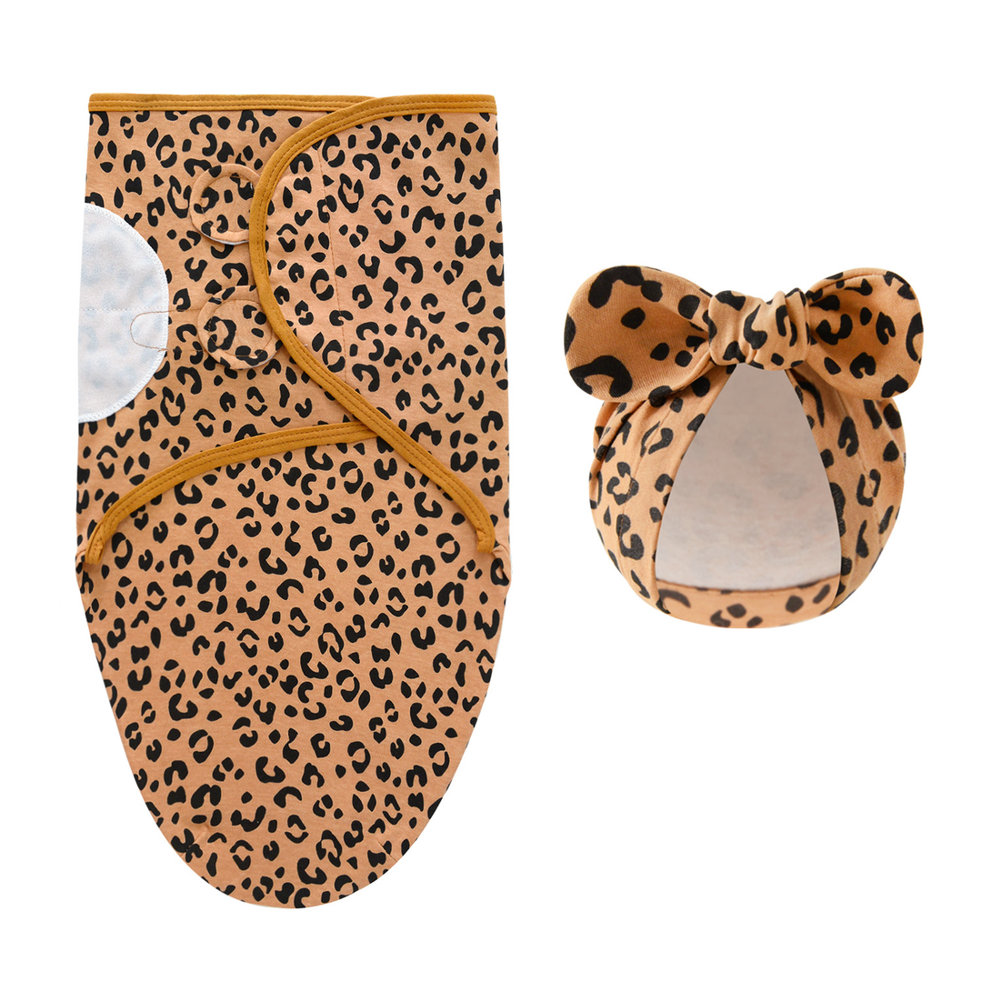 SnuggleWrap – Luxe Inbakerdoek met Mutsje voor Pasgeborenen
