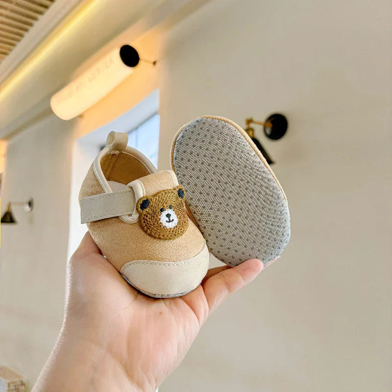 FloraBoots™ – Antislip Babyschoentjes met Klittenband – Eerste Stapjes Schoenen