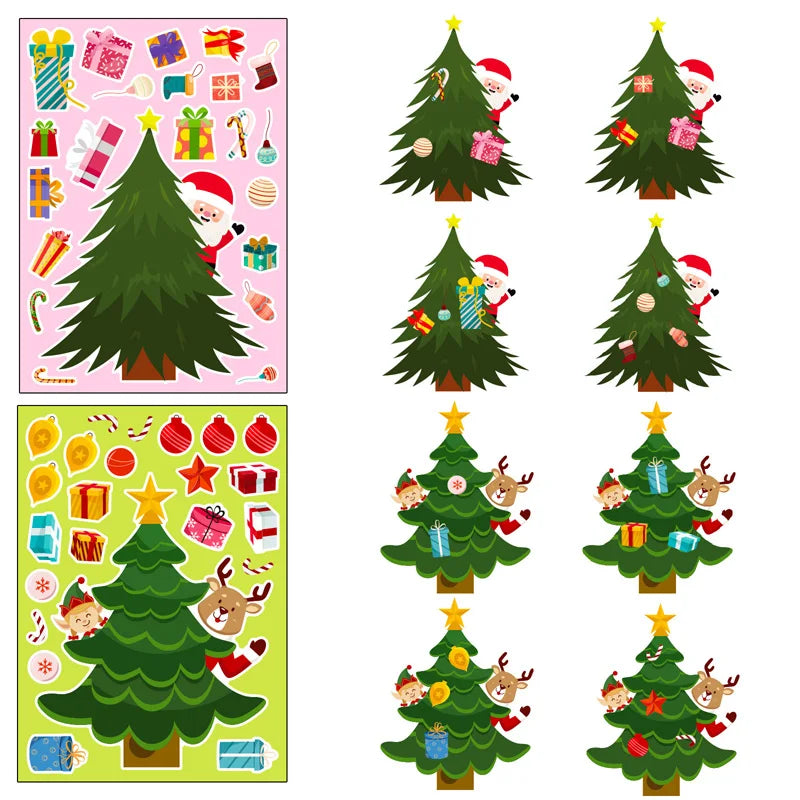 MagicTree™ – Creatieve Kerstboom DIY – Herbruikbare Stickers