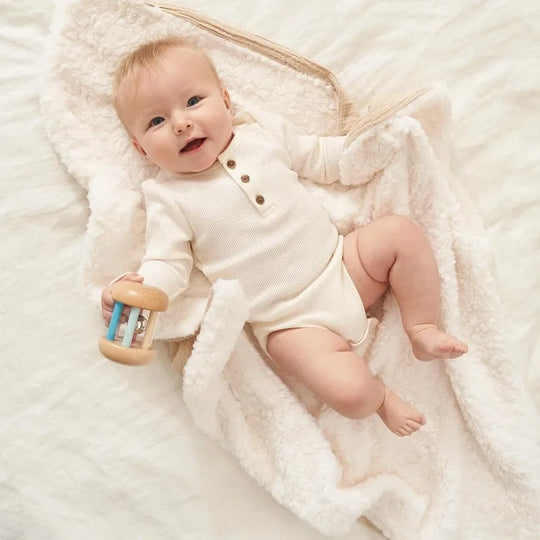 CozyBear – Warm & Ademend Baby Deken