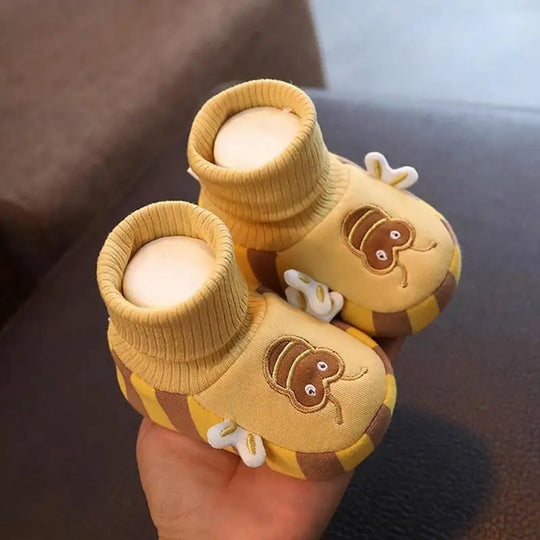 NestSteps™ – Warme Babyslofjes met Antislipzool Veilig Baby