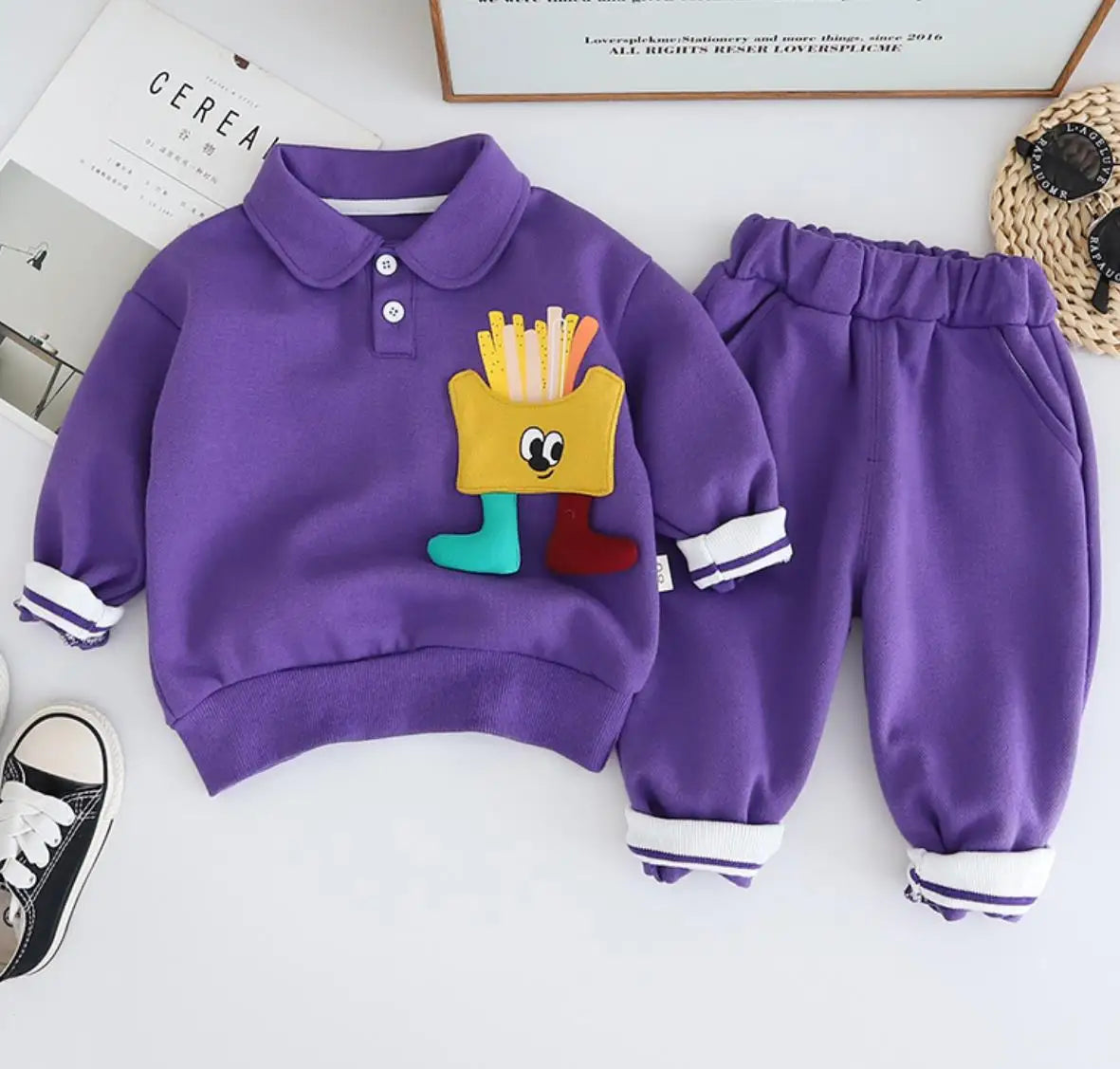 PomPompelief™ Set – Unisex 2-Delige Outfit - Zacht Katoen