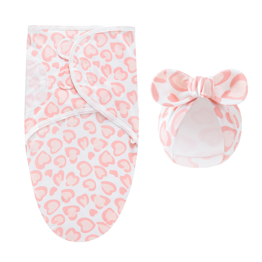 SnuggleWrap – Luxe Inbakerdoek met Mutsje voor Pasgeborenen
