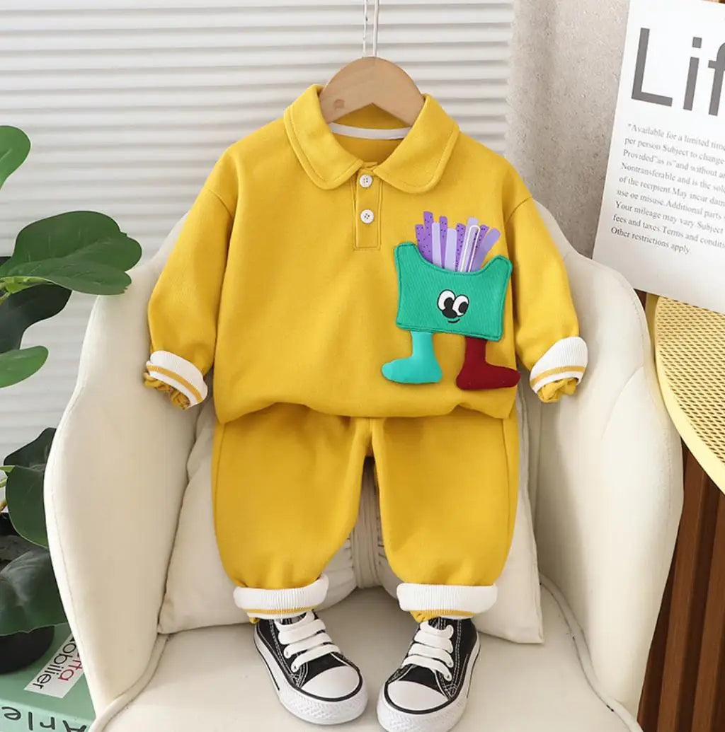 PomPompelief™ Set – Unisex 2-Delige Outfit - Zacht Katoen