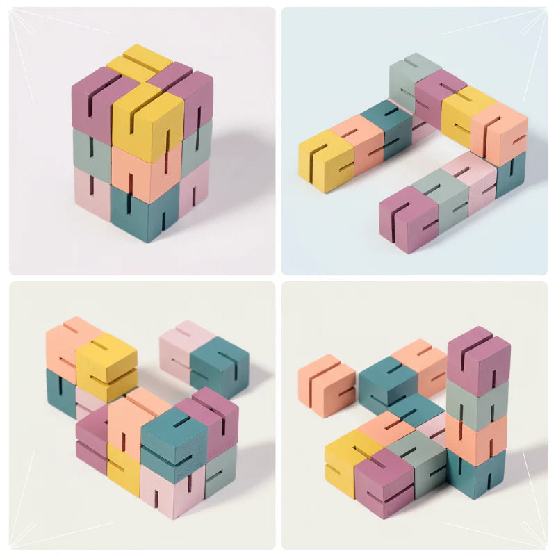 BuildMind – 3D Houten Bouwblokken Puzzel