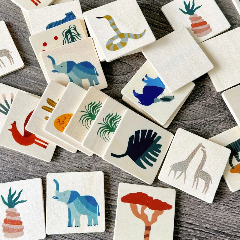 JungleMatch – Houten Memory Spel