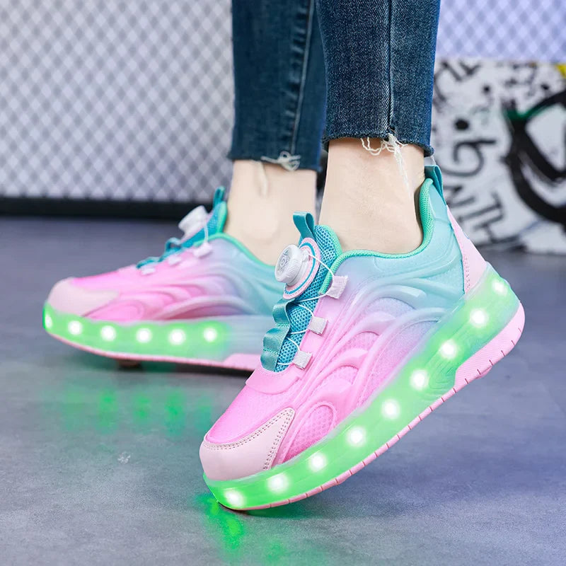 GlowRoll rolsneakers wieltjes - Milo & Moon