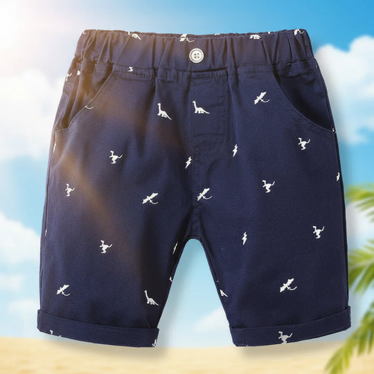 DinoBreeze – Korte Kinderbroek met Dino Print