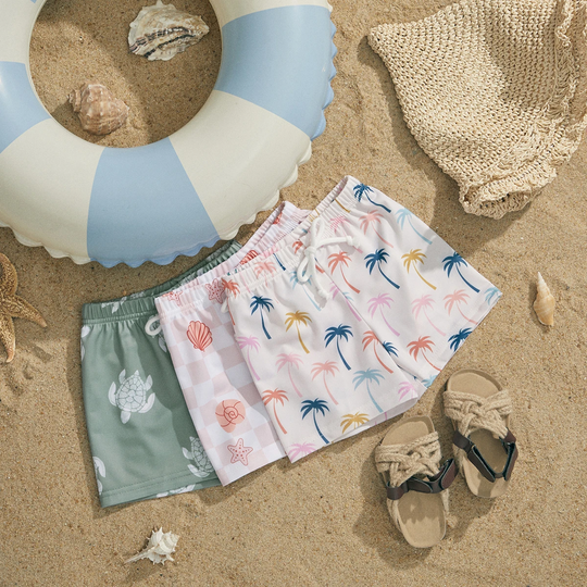 SplashEase – Zomerse Zwemshorts met Elastische Tailleband