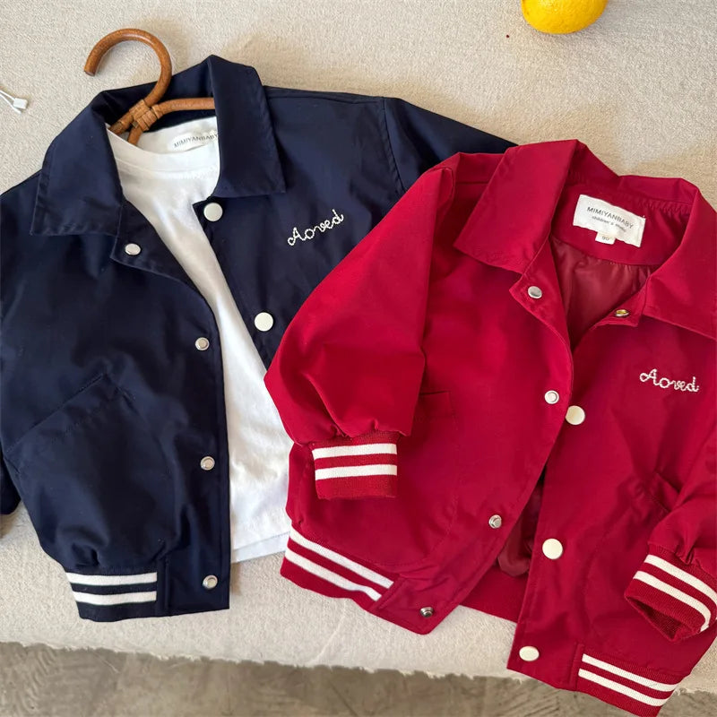 VarsityVos kinder baseball jas varsity look - Milo & Moon